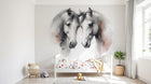 Design A0043 — Papier peint Chevaux — Novomur