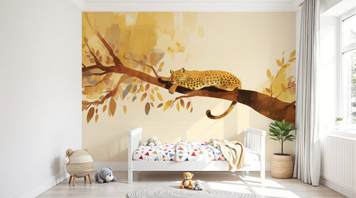 Design A0095 — Papier peint Safari Savane Aquarelle — Novomur