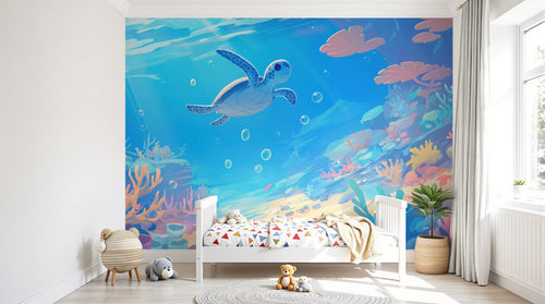 Design A0168 — Papier peint Océan Enfant — Novomur