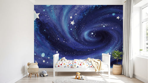 Design A0187 — Papier peint Galaxie Réaliste — Novomur