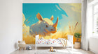 Design A0199 — Papier peint Safari Bébé Pastel — Novomur