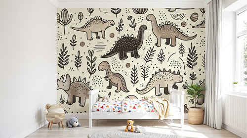 Design A0311 — Papier peint Dinosaures Enfant — Novomur