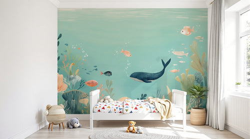 Design A0334 — Papier peint Océan Enfant — Novomur