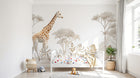 Design A0401 — Papier peint Safari Savane Aquarelle — Novomur