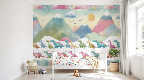 Design A0507 — Papier peint Dinosaures Enfant — Novomur