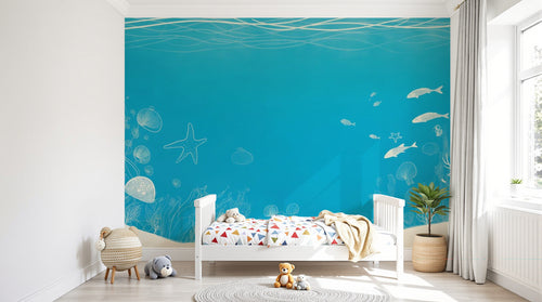 Design A0535 — Papier peint Océan Enfant — Novomur