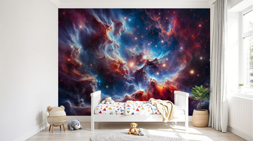 Design A0635 — Papier peint Galaxie Réaliste — Novomur