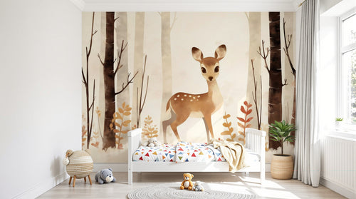 Design A0722 — Papier peint Animaux Forêt — Novomur