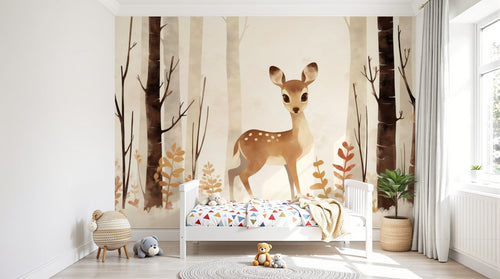 Design A0722 — Papier peint Animaux Forêt — Novomur