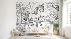 Design A0731 — Papier peint Licorne Enfant — Novomur