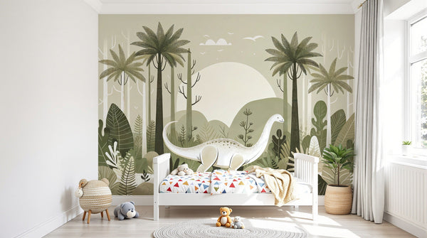Papier peint panoramique Dinosaures Enfant - Autres motifs - Sur mesure