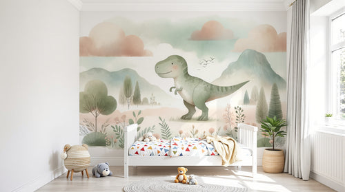 Design A0802 — Papier peint Dinosaures Enfant — Novomur