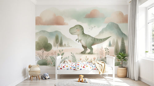 Design A0802 — Papier peint Dinosaures Enfant — Novomur