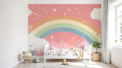 Design A0831 — Papier peint Arc en Ciel Bébé - Collection 1 — Novomur