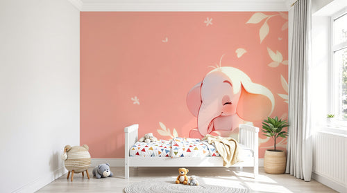 Design A0832 — Papier peint Safari Bébé Pastel — Novomur