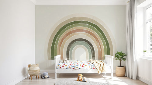 Design A0964 — Papier peint Arc en Ciel Bébé - Collection 1 — Novomur