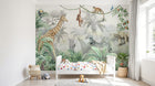 Design B021 — Papier peint Safari Jungle Animaux - Collection 2 — Novomur