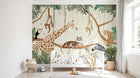 Design B023 — Papier peint Safari Jungle Animaux - Collection 2 — Novomur