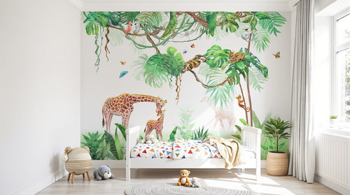 Design C0846 — Papier peint Safari Jungle Animaux - Collection 2 — Novomur