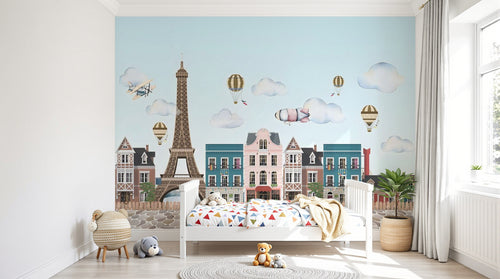 Design D0017 — Papier peint Architecture et Villes — Novomur