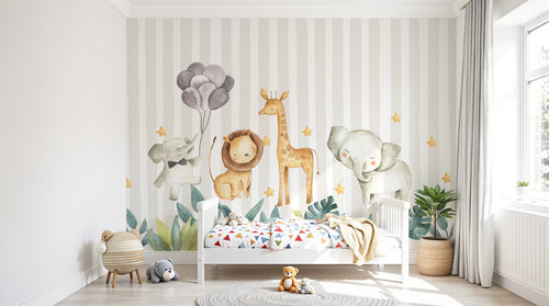 Design D0187 — Papier peint Safari Enfant — Novomur