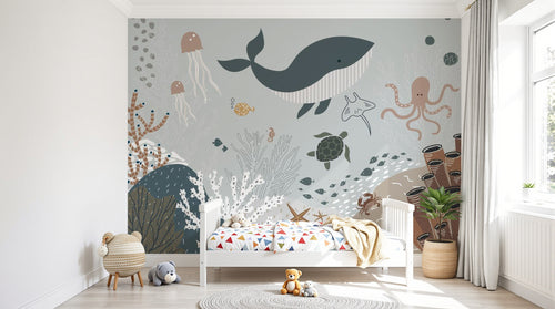 Design D0430 — Papier peint Océan Enfant — Novomur