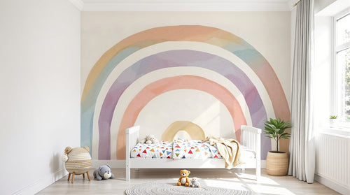 Design F0081 — Papier peint Arc en Ciel Bébé - Collection 1 — Novomur
