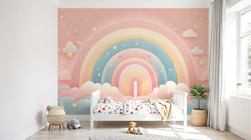 Design F0083 — Papier peint Arc en Ciel Bébé - Collection 2 — Novomur