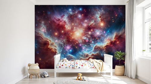 Design F0408 — Papier peint Galaxie Réaliste — Novomur