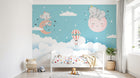 Design F0419 — Papier peint Safari Bébé Pastel — Novomur
