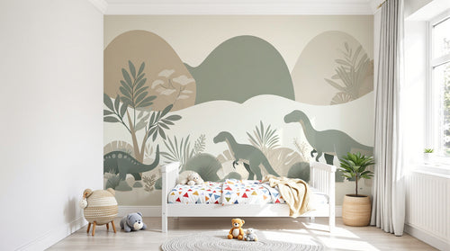 Design F0583 — Papier peint Dinosaures Enfant — Novomur