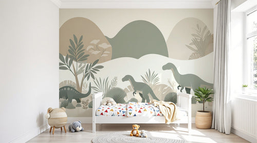 Design F0583 — Papier peint Dinosaures Enfant — Novomur