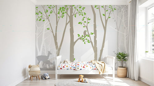Design FC226 — Papier peint Animaux Forêt - Collection 2 — Novomur