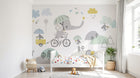 Design SD0288 — Papier peint Safari Bébé Pastel — Novomur