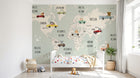 Design SD0718 — Papier peint Carte du Monde Enfant — Novomur