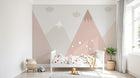 Design SL0147 — Papier peint Montagne Scandinave Enfant — Novomur
