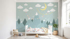 Design SL0740 — Papier peint Montagne Scandinave Enfant — Novomur