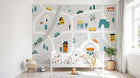 Design SL0771 — Papier peint Avions et Véhicules Enfant — Novomur