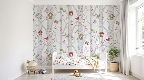 Design ZX0632 — Papier peint Animaux Forêt - Collection 2 — Novomur