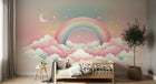 Design A0007 — Papier peint Arc en Ciel Bébé - Collection 2 — Novomur