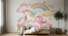 Design A0012 — Papier peint Licorne Enfant — Novomur