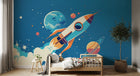 Design A0053 — Papier peint Espace Planètes Enfant — Novomur