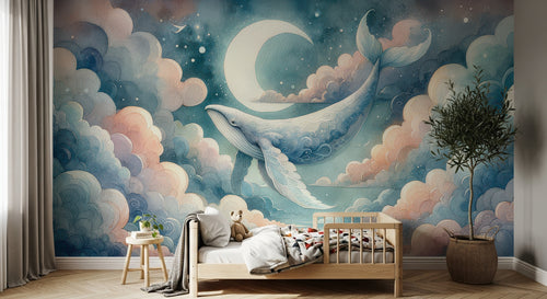 Design A0070 — Papier peint Ciel Nocturne Enfant - Collection 1 — Novomur