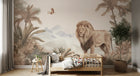 Design A0076 — Papier peint Safari Savane Aquarelle — Novomur