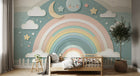 Design A0139 — Papier peint Arc en Ciel Bébé - Collection 1 — Novomur