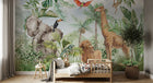 Design A0181 — Papier peint Safari Jungle Animaux - Collection 1 — Novomur