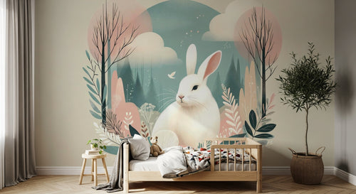 Design A0183 — Papier peint Animaux Forêt — Novomur