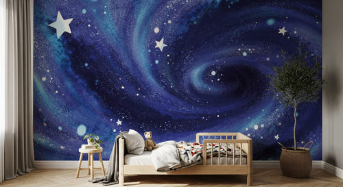 Design A0187 — Papier peint Galaxie Réaliste — Novomur