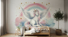 Design A0189 — Papier peint Licorne Enfant — Novomur