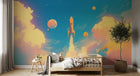 Design A0234 — Papier peint Espace Planètes Enfant — Novomur